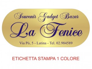 Etichette adesive per articoli da regalo e casalinghi (mm 57X27)  (cod.10L )
